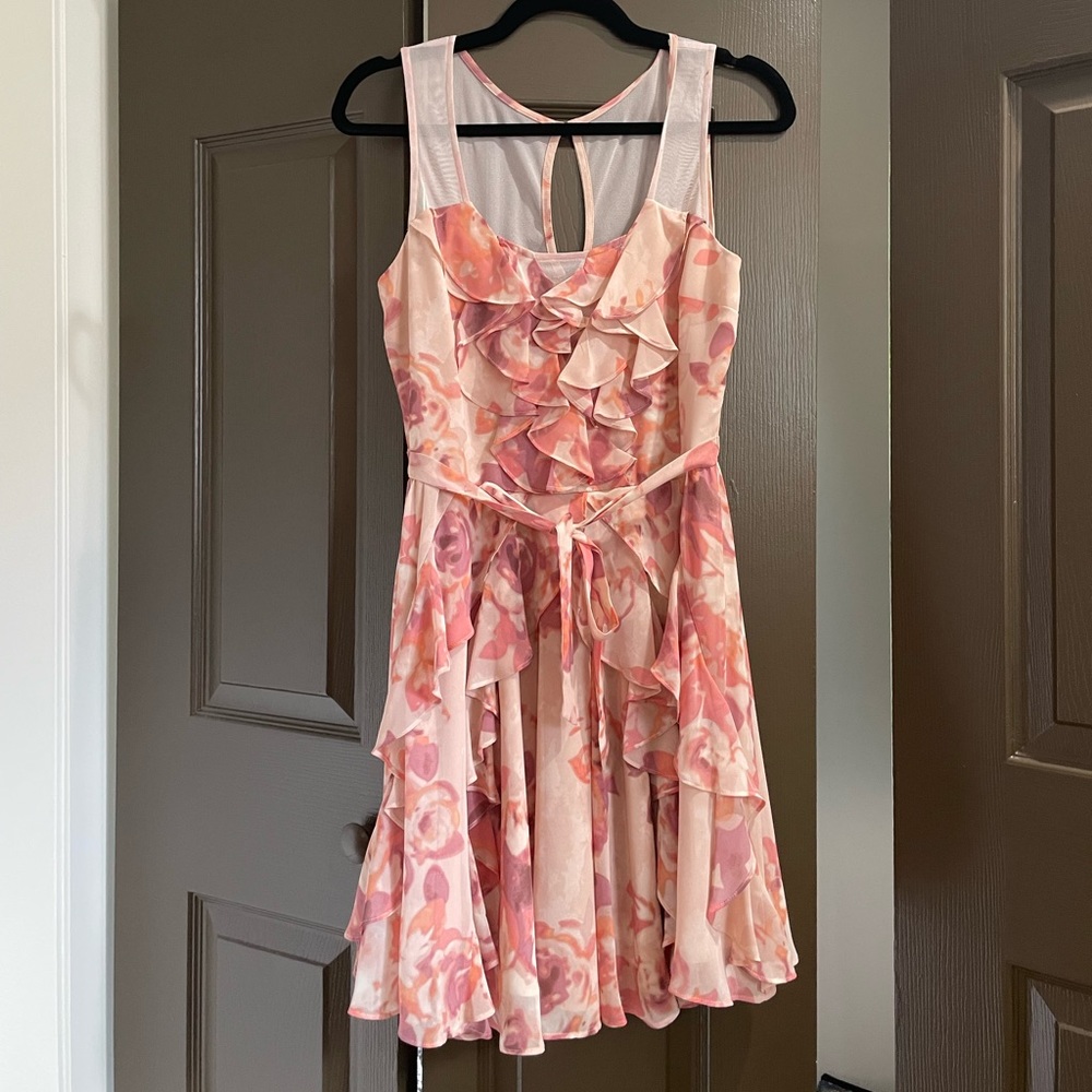 Peach Lauren Conrad Cocktail Dress Size 4